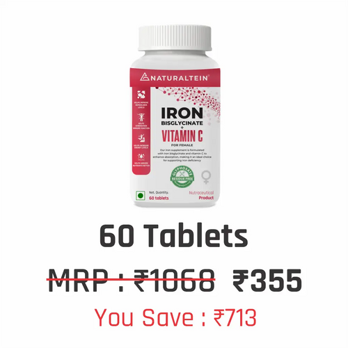 Iron Bisglycinate + Vitamin C for Female