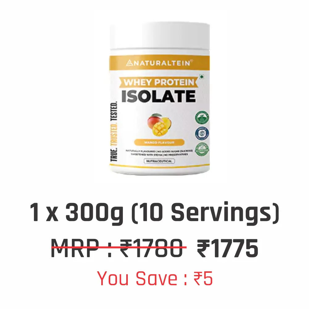 100% Natural Whey Protein Isolate