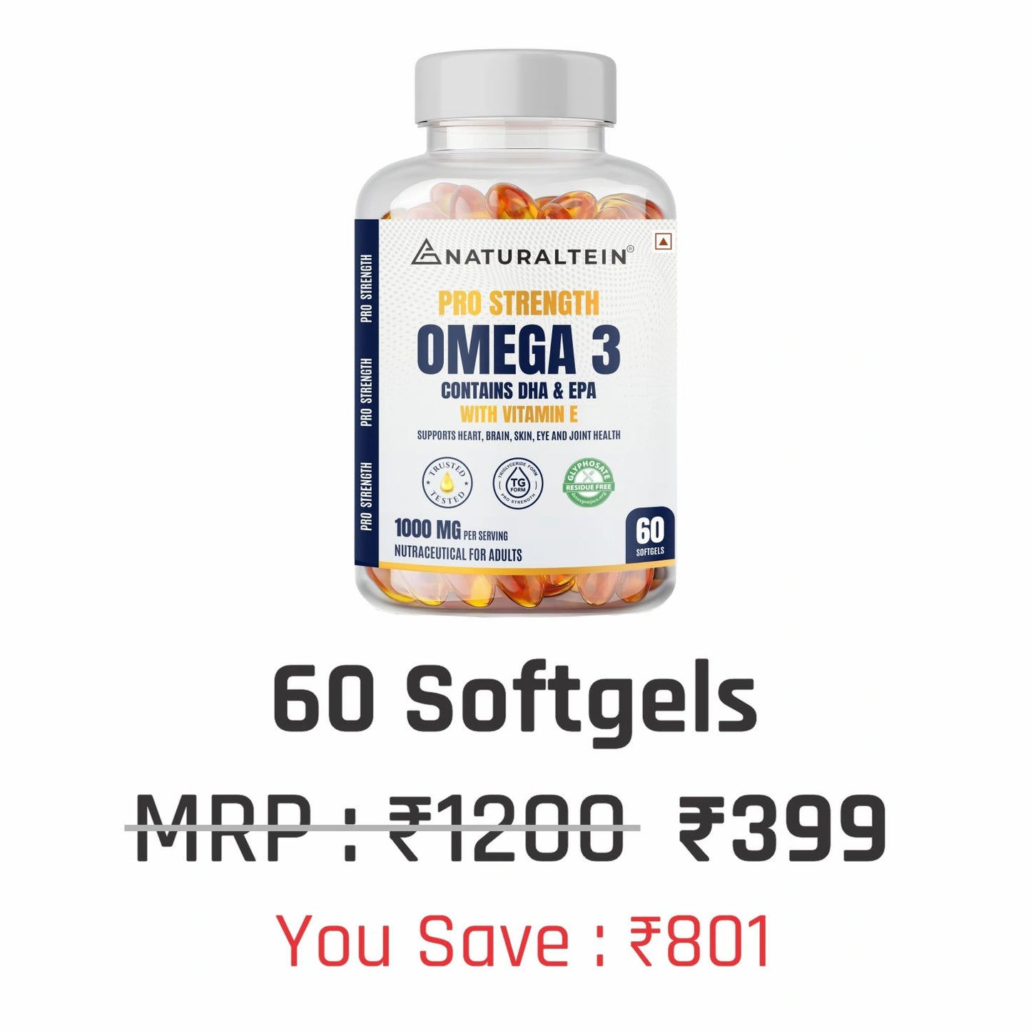 Pro Strength Omega 3 with Vitamin E