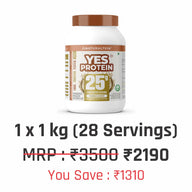 100% Natural Yeast Protein - Thandai / 1 Box (1 kg)