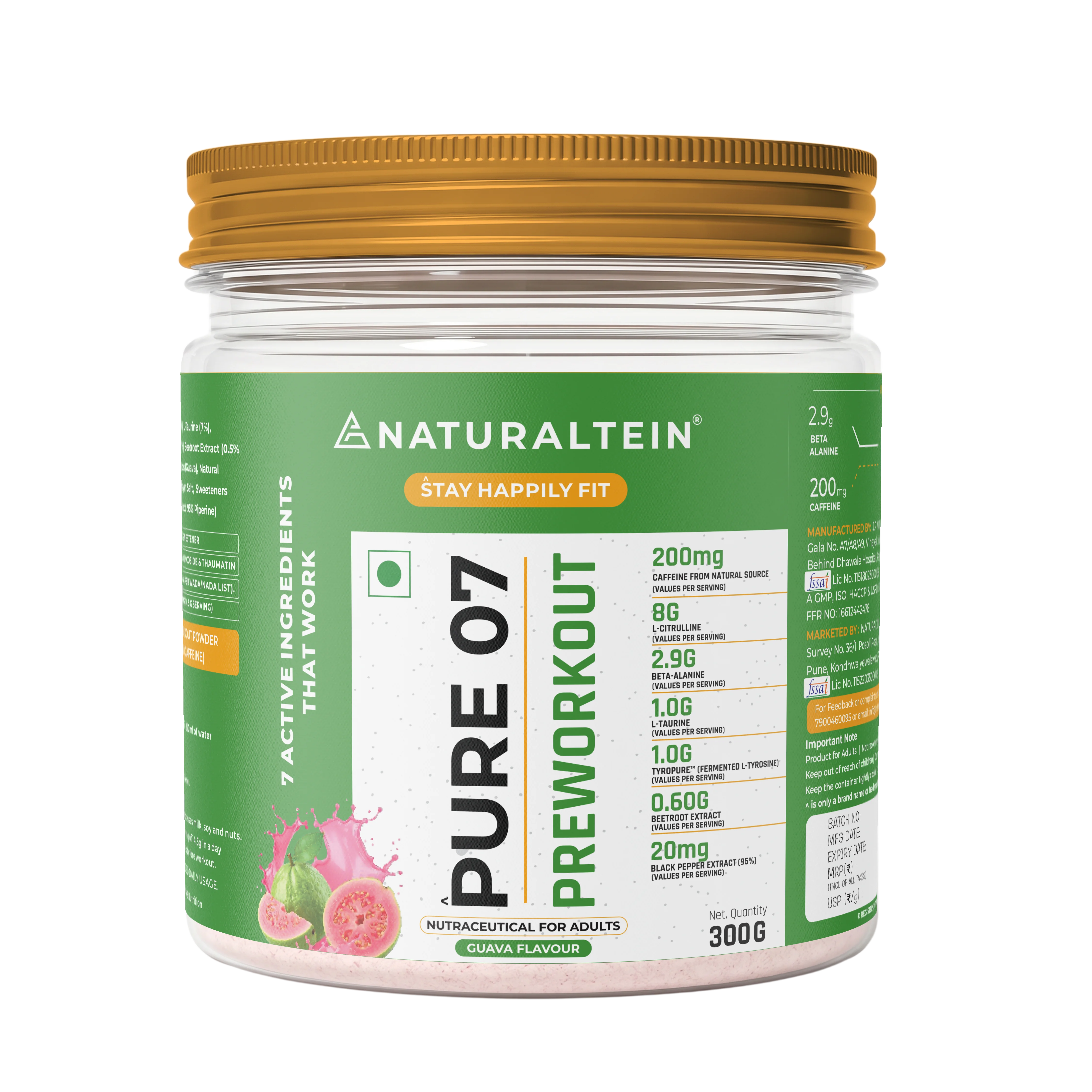 NATURALTEIN Pure 07 Preworkout