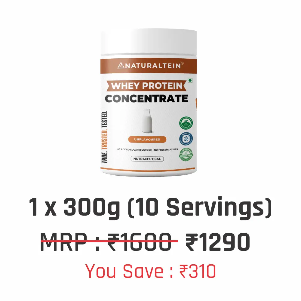 100% Natural Whey Protein Concentrate