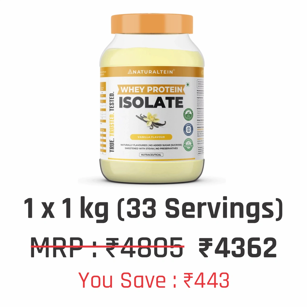 100% Natural Whey Protein Isolate