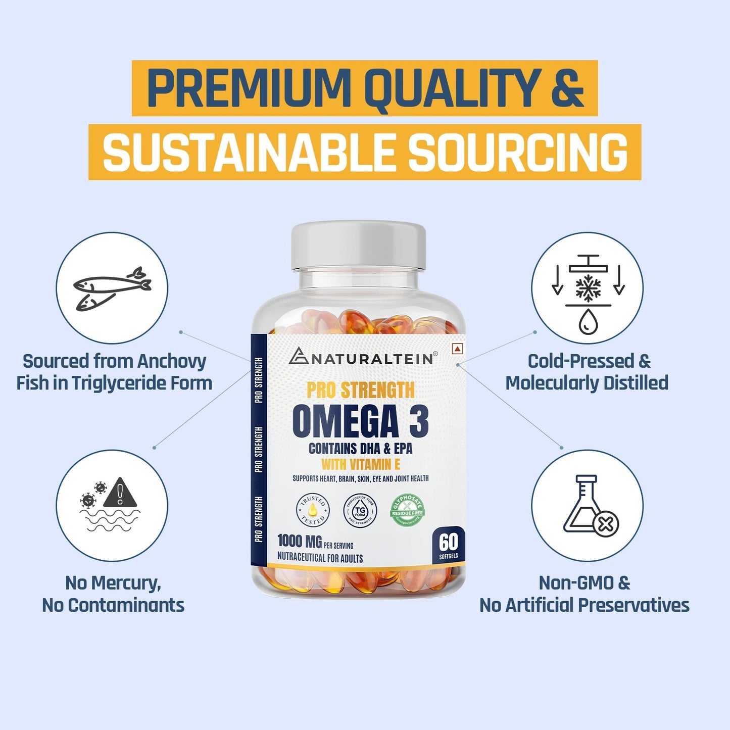 Pro Strength Omega 3 with Vitamin E