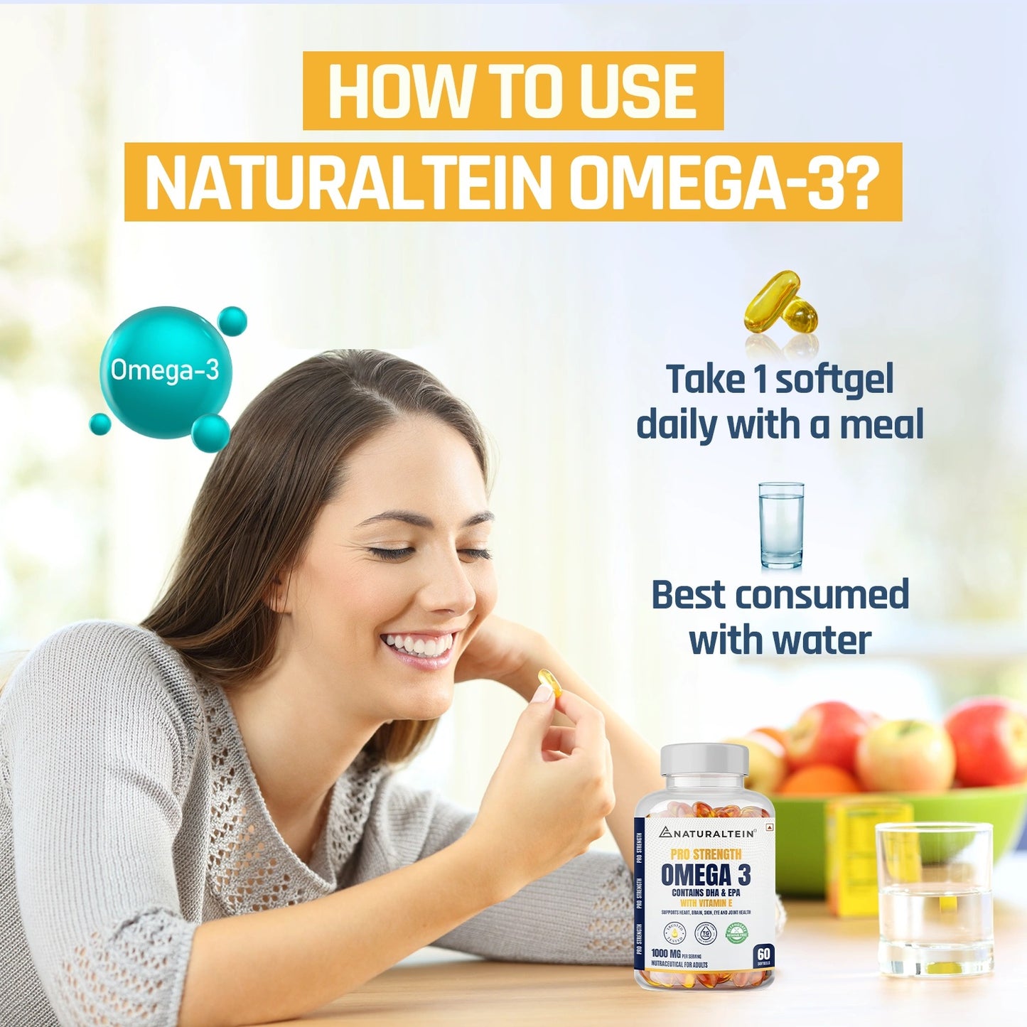 Pro Strength Omega 3 with Vitamin E