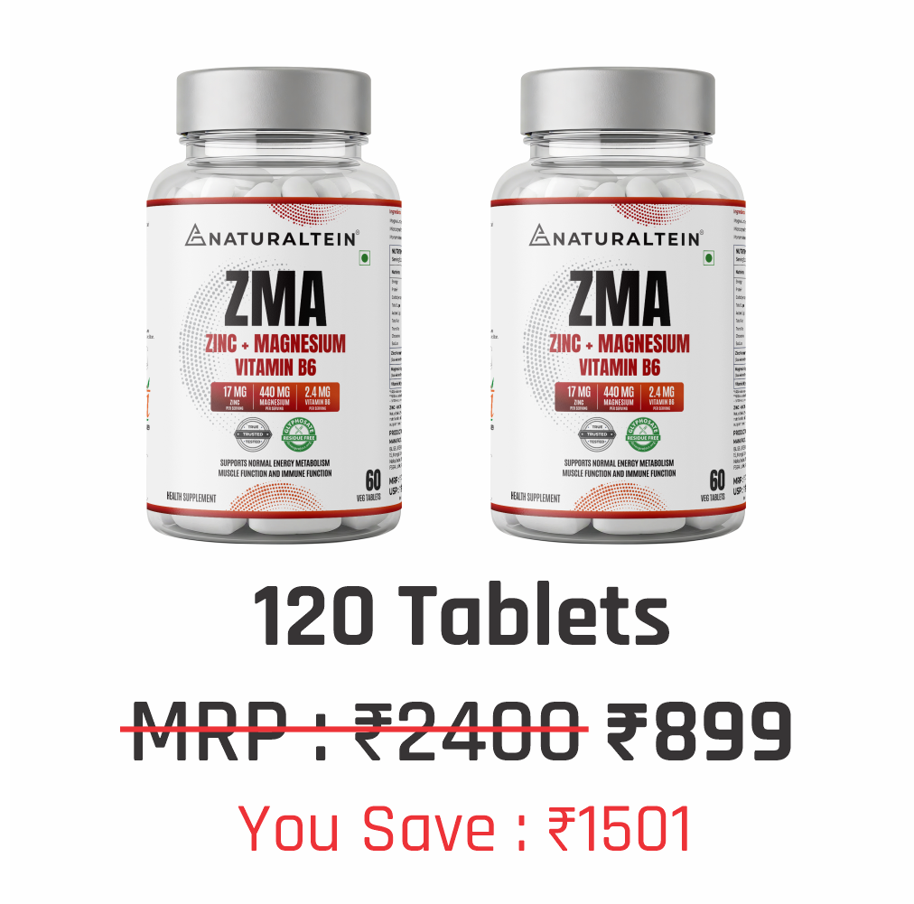 ZMA (Zinc Magnesium Vitamin B6)