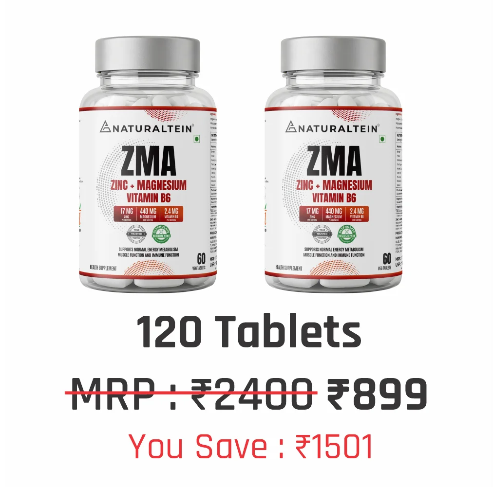 ZMA (Zinc Magnesium Vitamin B6)