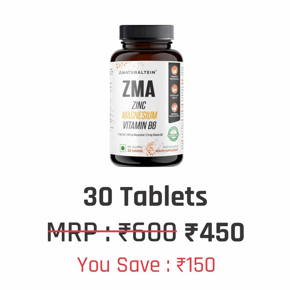ZMA (Zinc Magnesium Vitamin B6)