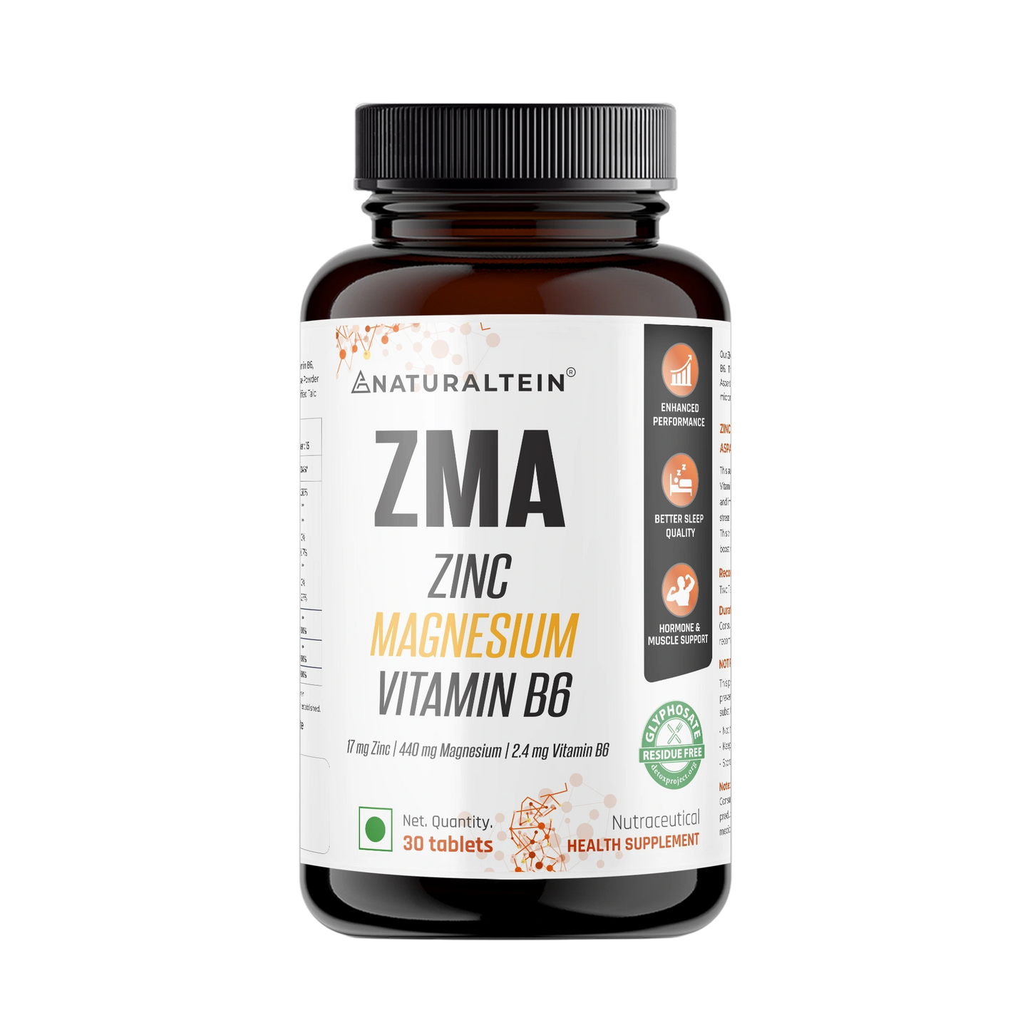 ZMA (Zinc Magnesium Vitamin B6)