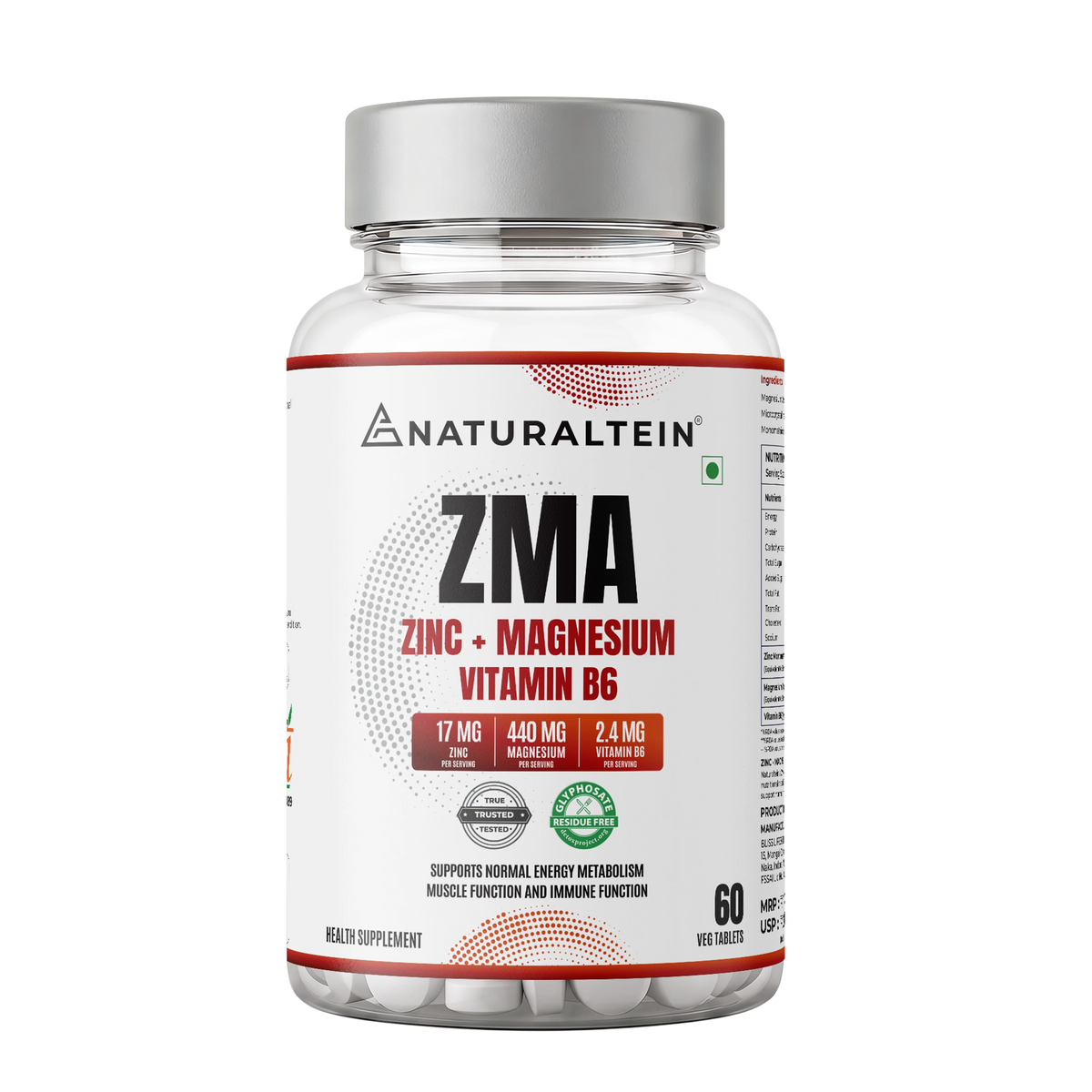ZMA (Zinc Magnesium Vitamin B6)