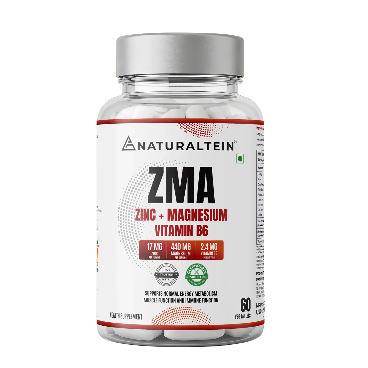 ZMA (Zinc Magnesium Vitamin B6)