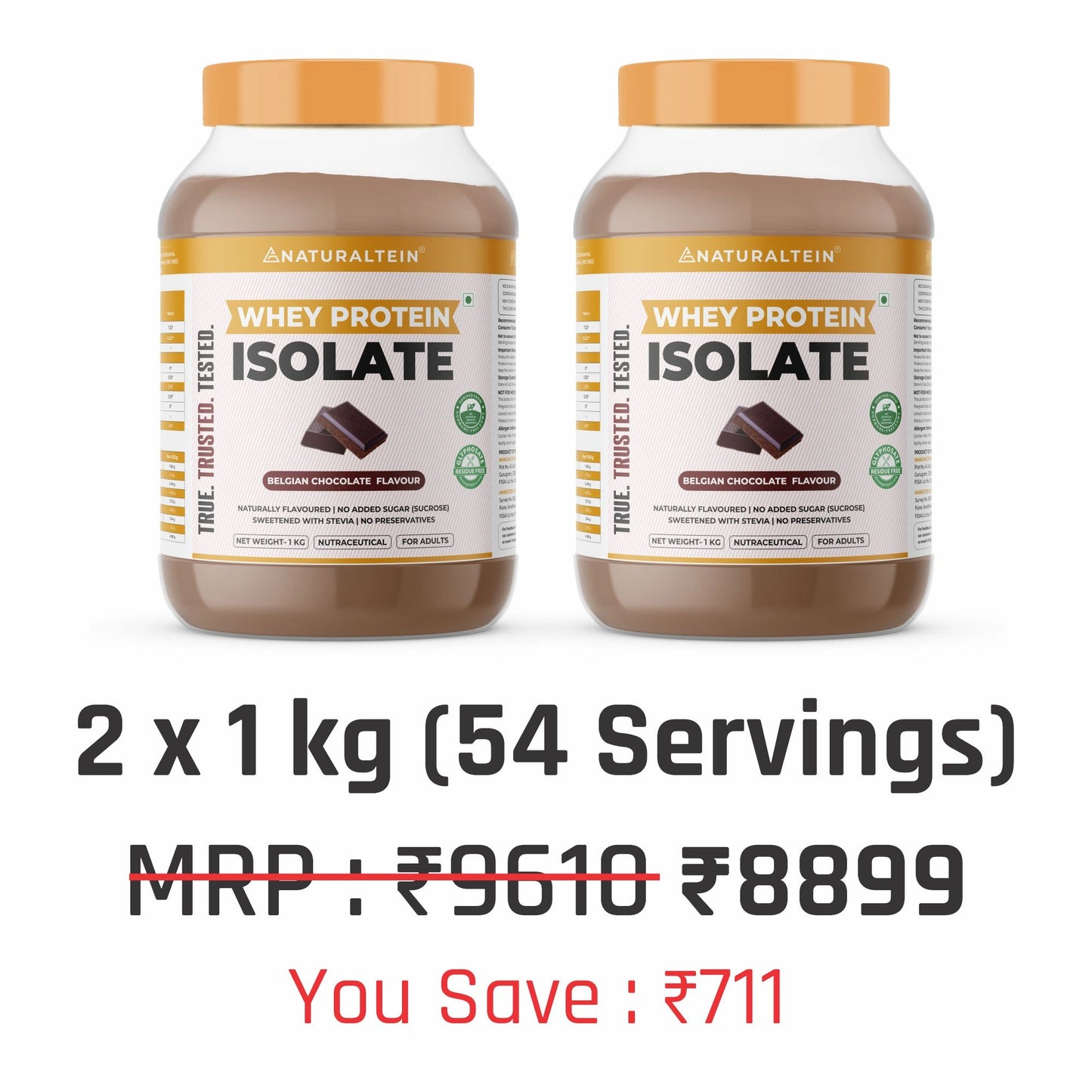 100% Natural Whey Protein Isolate
