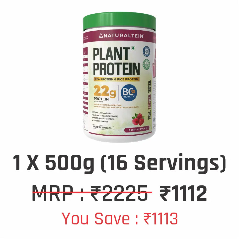 100% Natural Plant Protein