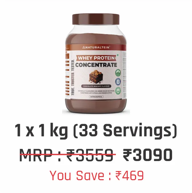 100% Natural Whey Protein Concentrate