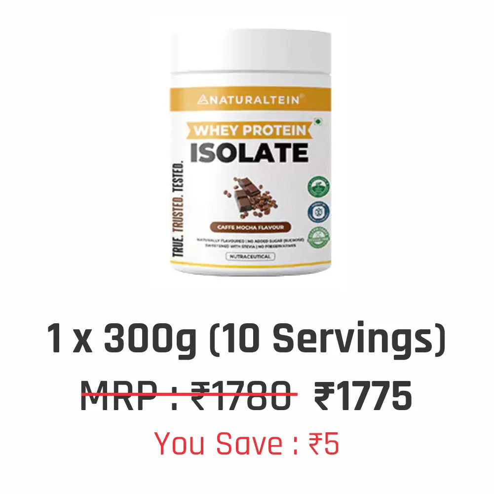 100% Natural Whey Protein Isolate