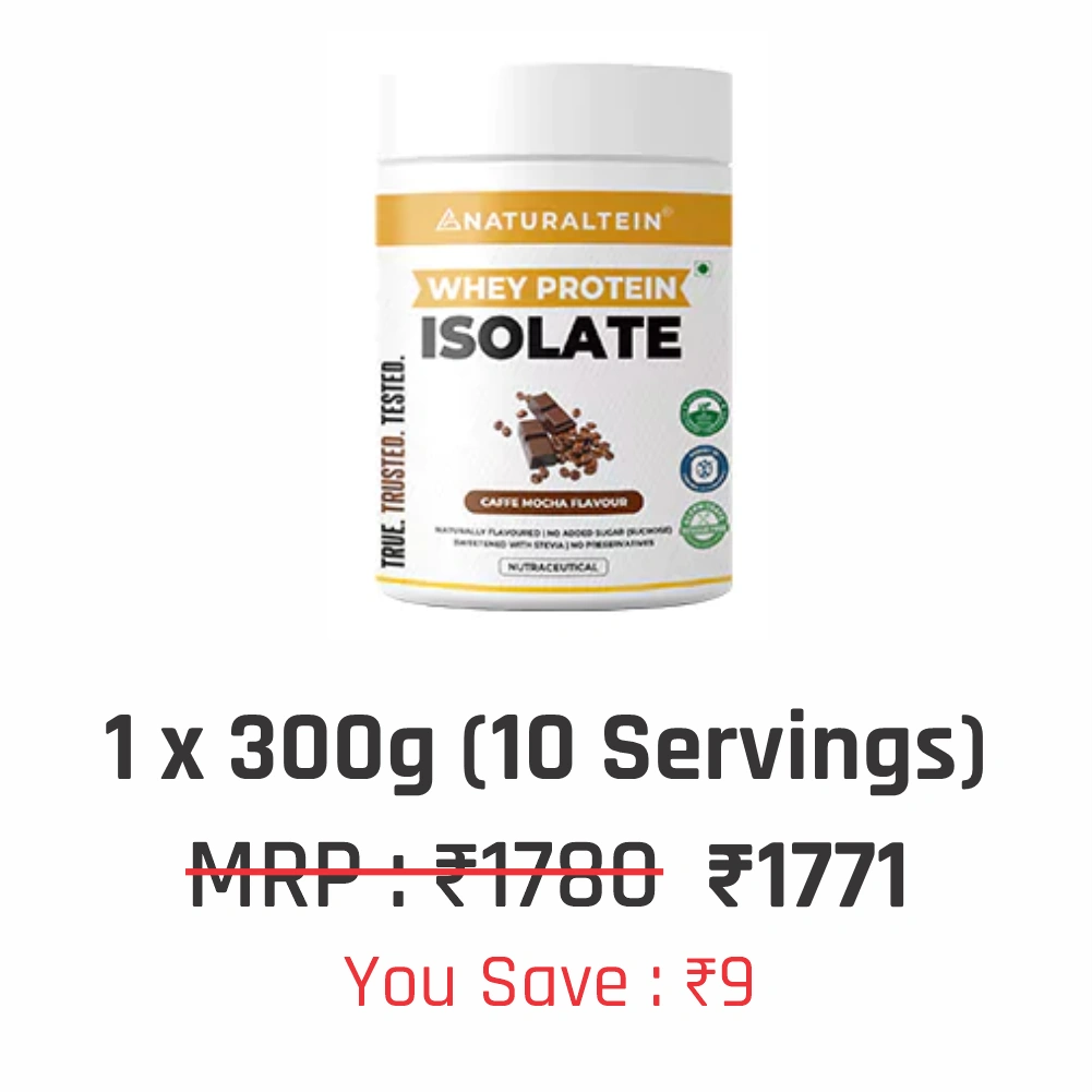 100% Natural Whey Protein Isolate