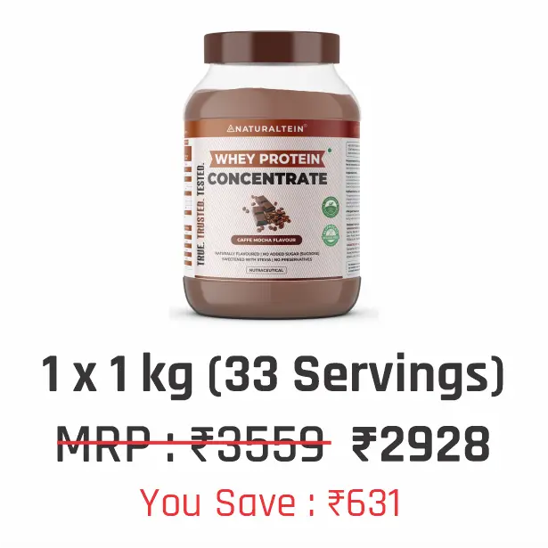 100% Natural Whey Protein Concentrate