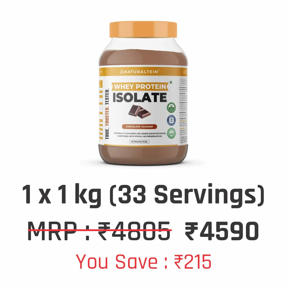 100% Natural Whey Protein Isolate