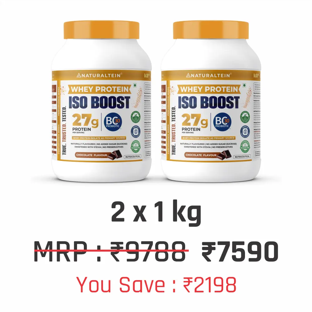 100% Natural Whey Protein ISO BOOST