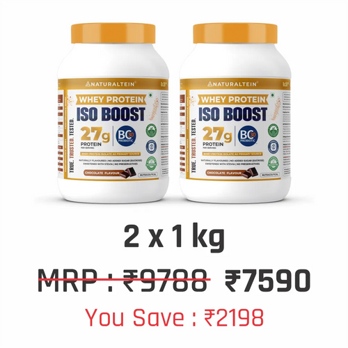 100% Natural Whey Protein ISO BOOST