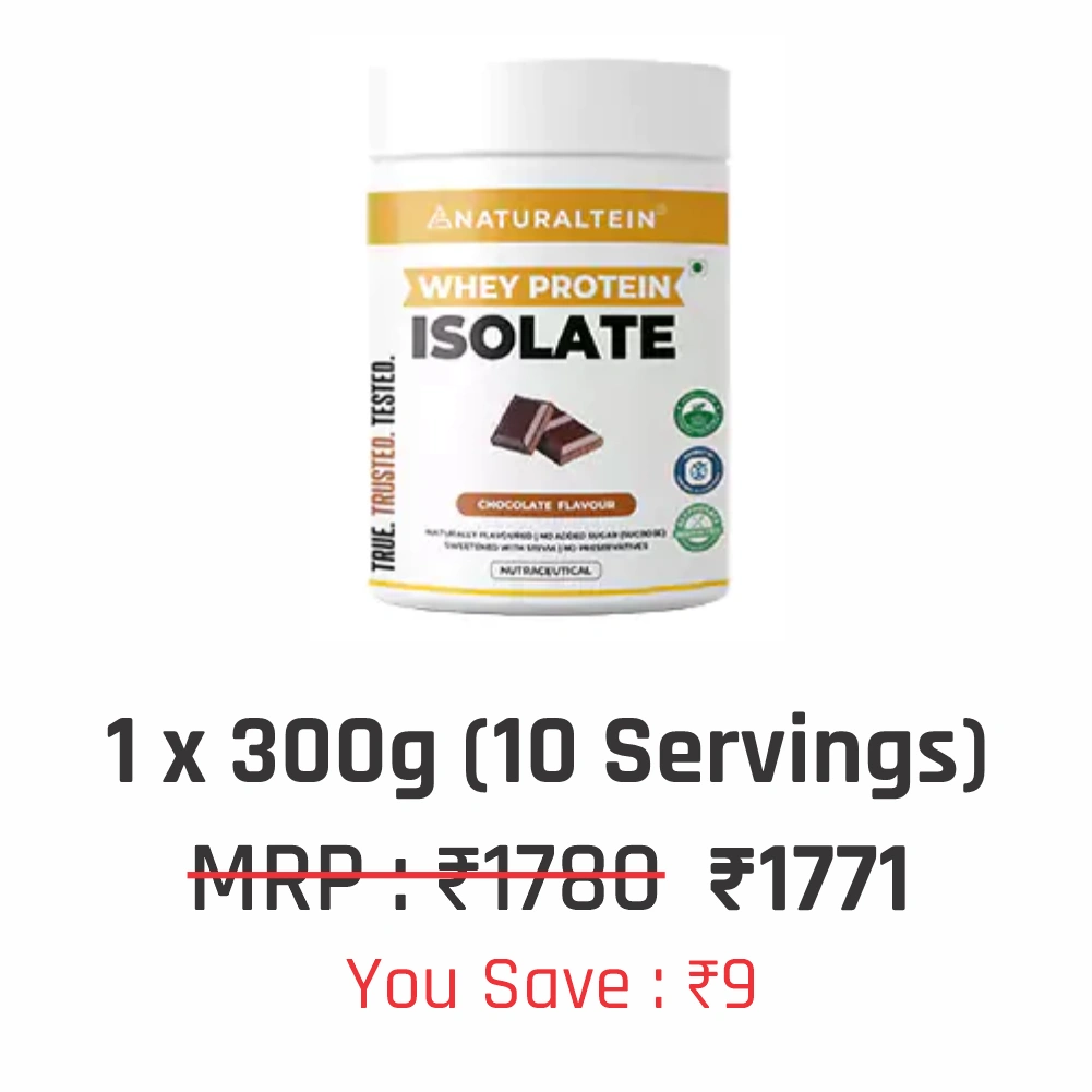 100% Natural Whey Protein Isolate