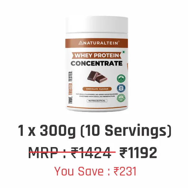 100% Natural Whey Protein Concentrate