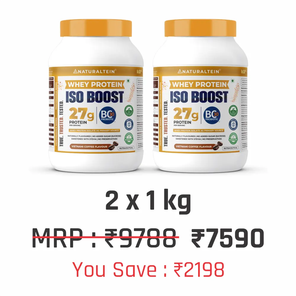 100% Natural Whey Protein ISO BOOST