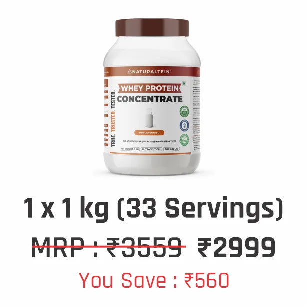 100% Natural Whey Protein Concentrate