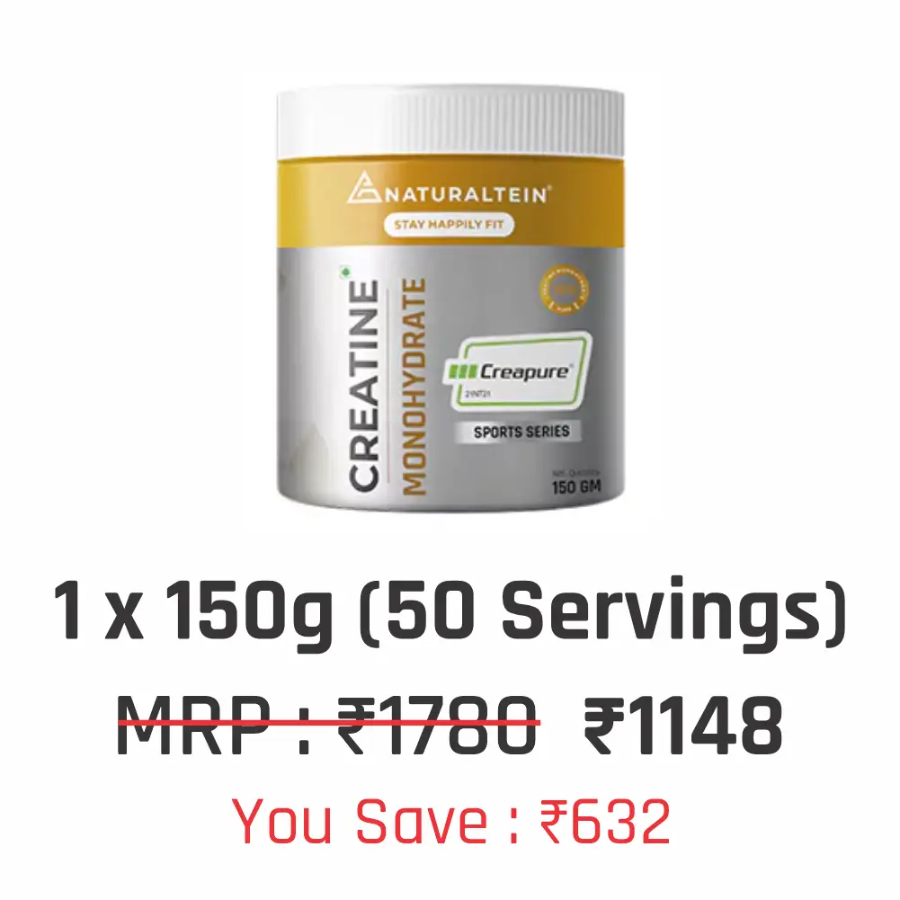 100% Pure Creapure Creatine Monohydrate