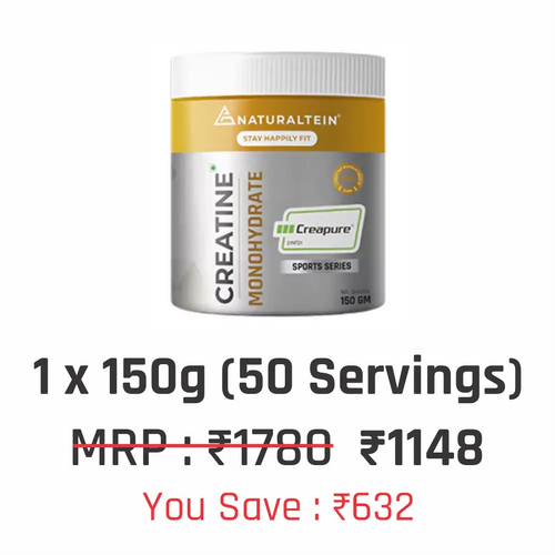 100% Pure Creapure Creatine Monohydrate