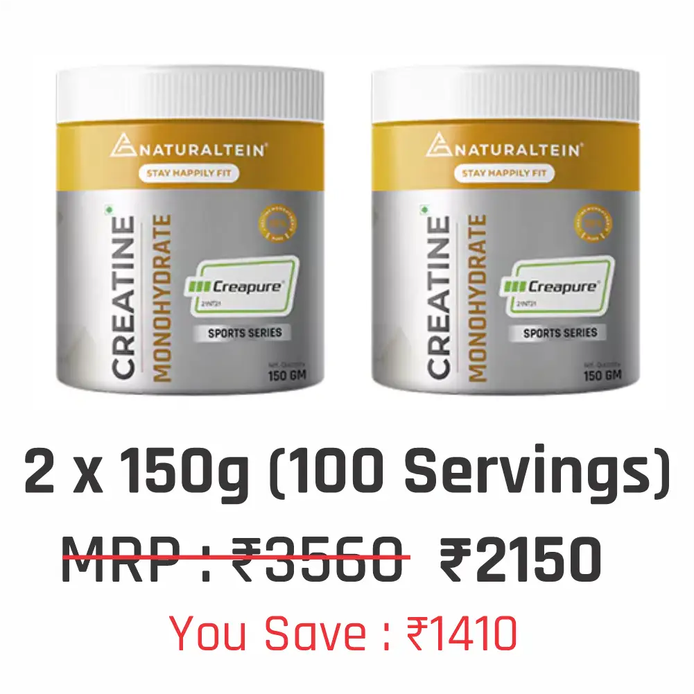 100% Pure Creapure Creatine Monohydrate