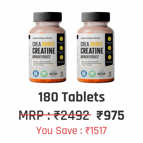 100% Pure Creatine Monohydrate Tablets