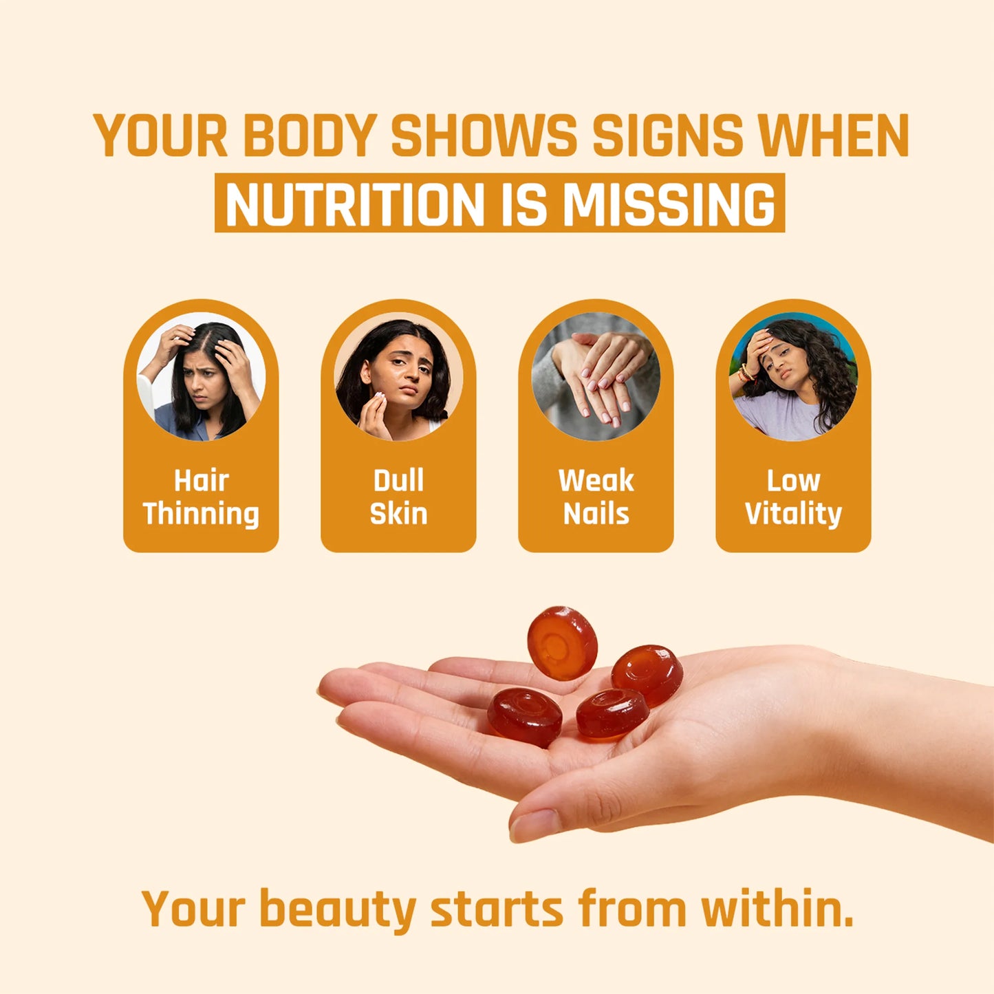 Sea Buckthorn + Biotin Gummies