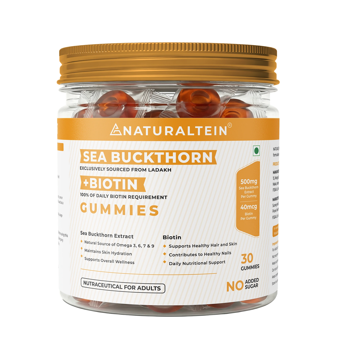 Sea Buckthorn + Biotin Gummies