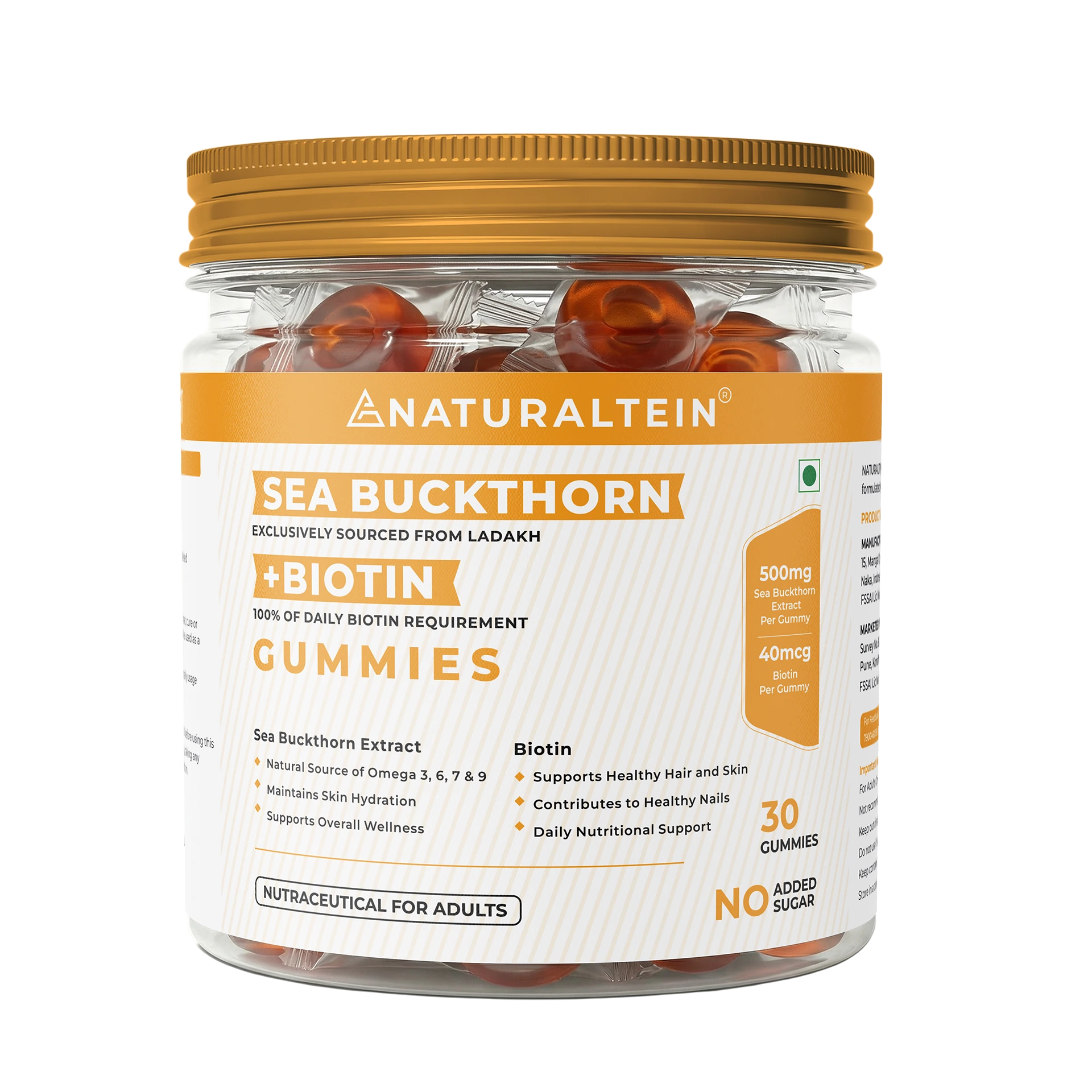 Sea Buckthorn + Biotin Gummies