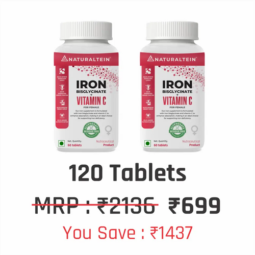 Iron Bisglycinate + Vitamin C for Female