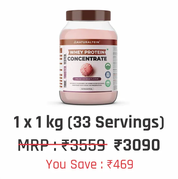 100% Natural Whey Protein Concentrate