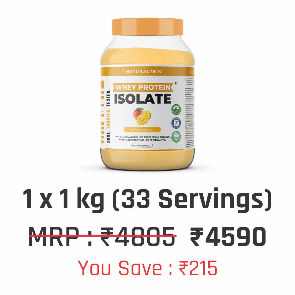 100% Natural Whey Protein Isolate