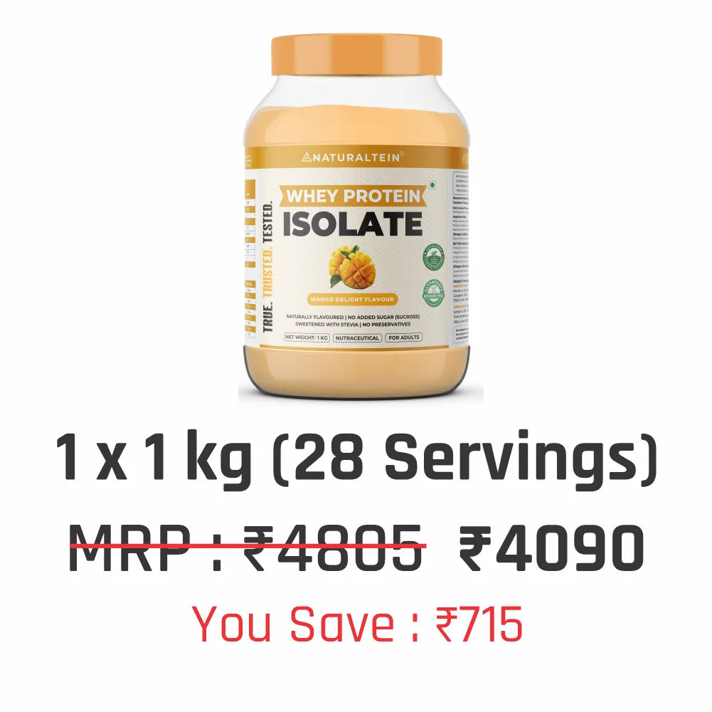 100% Natural Whey Protein Isolate