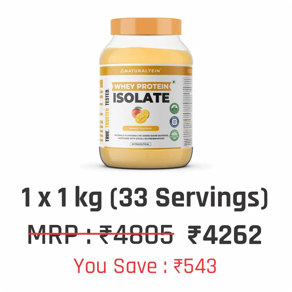 100% Natural Whey Protein Isolate