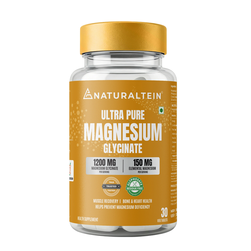 100% Magnesium Glycinate 1200 mg ₹800 ₹299