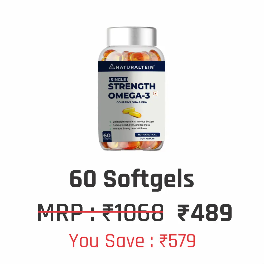 Single Strength Omega 3 with Vit E
