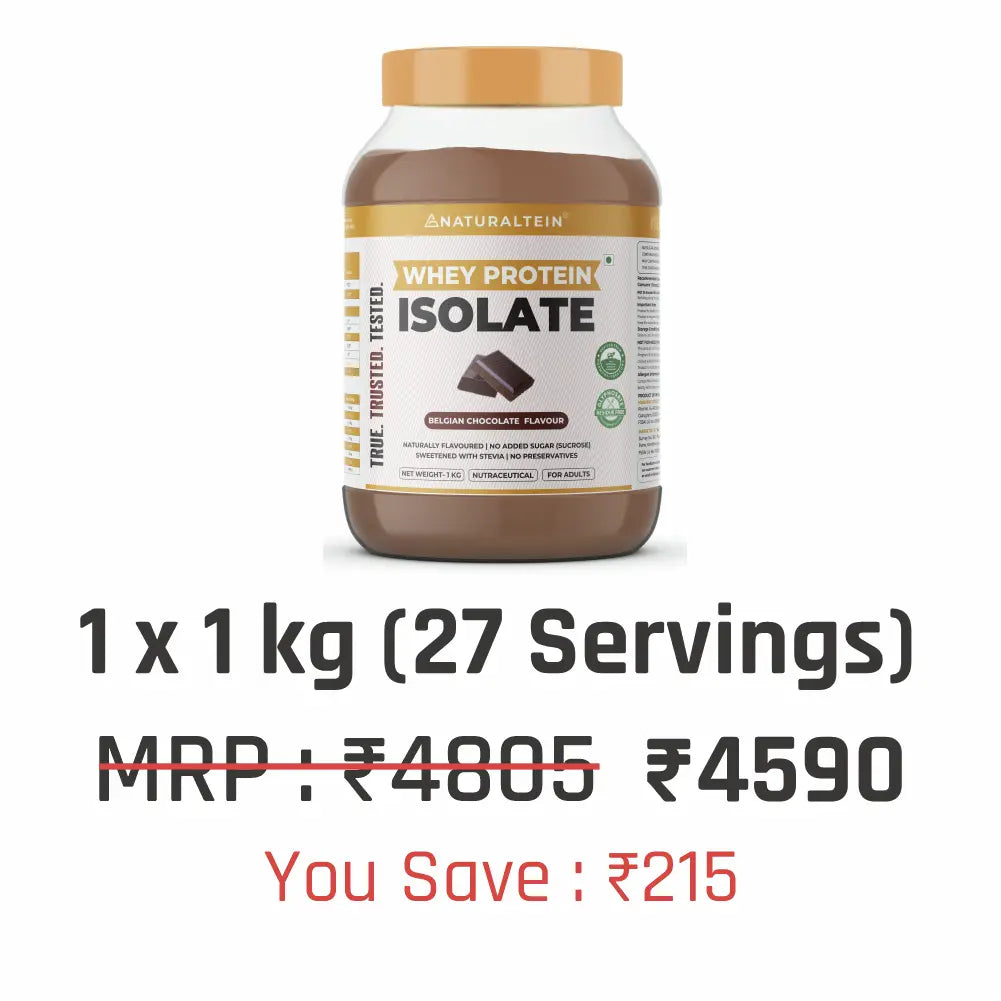 100% Natural Whey Protein Isolate