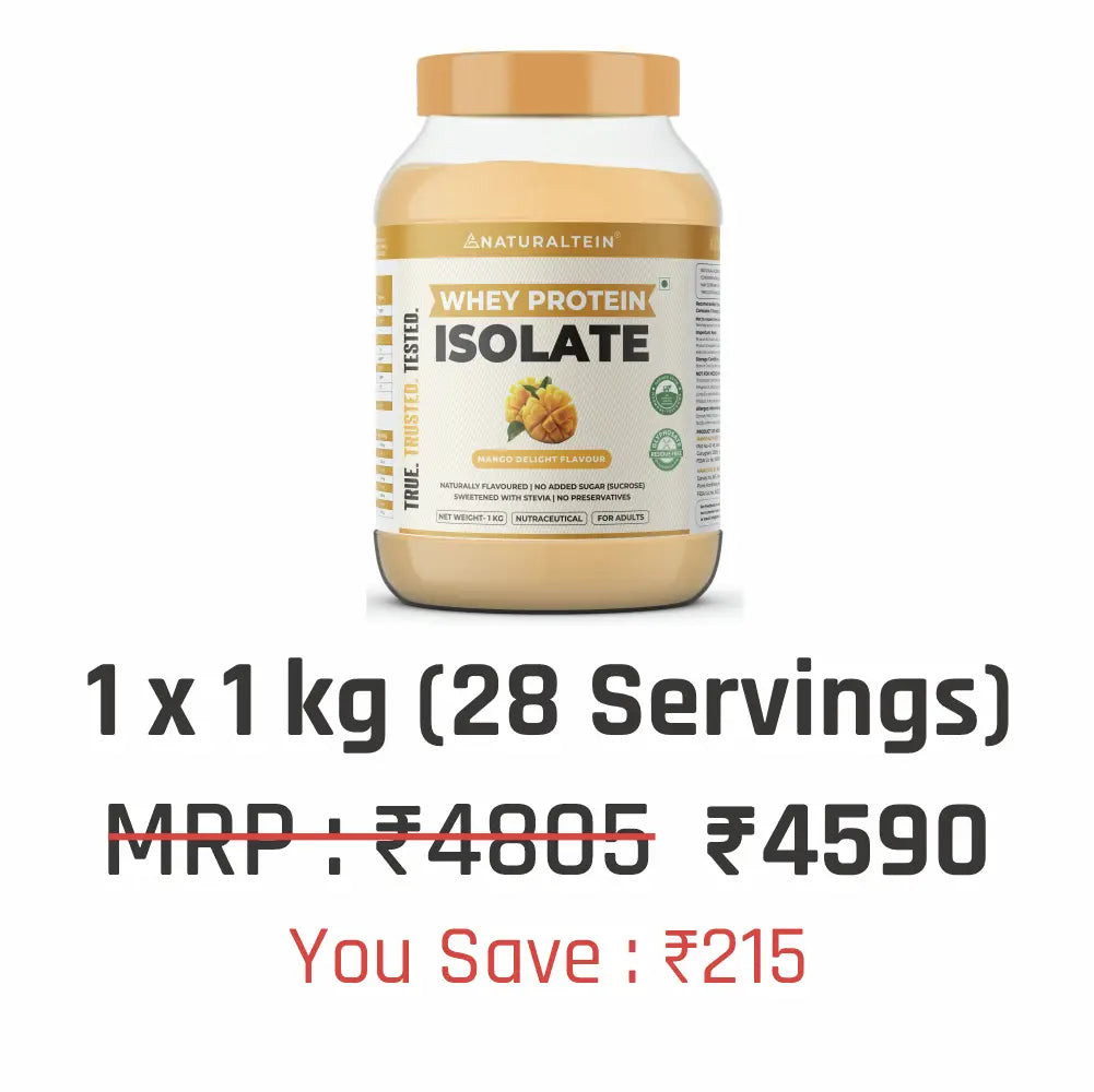 100% Natural Whey Protein Isolate