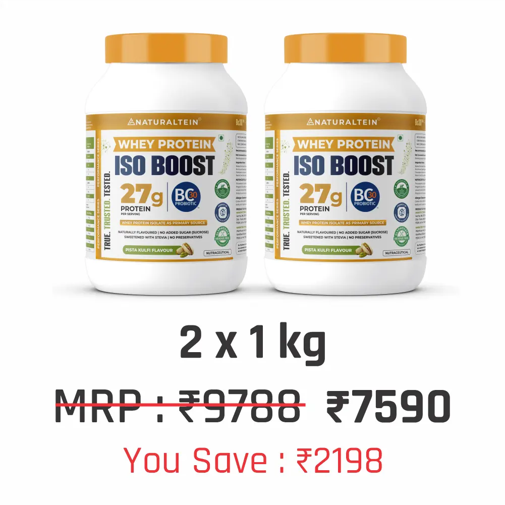 100% Natural Whey Protein ISO BOOST