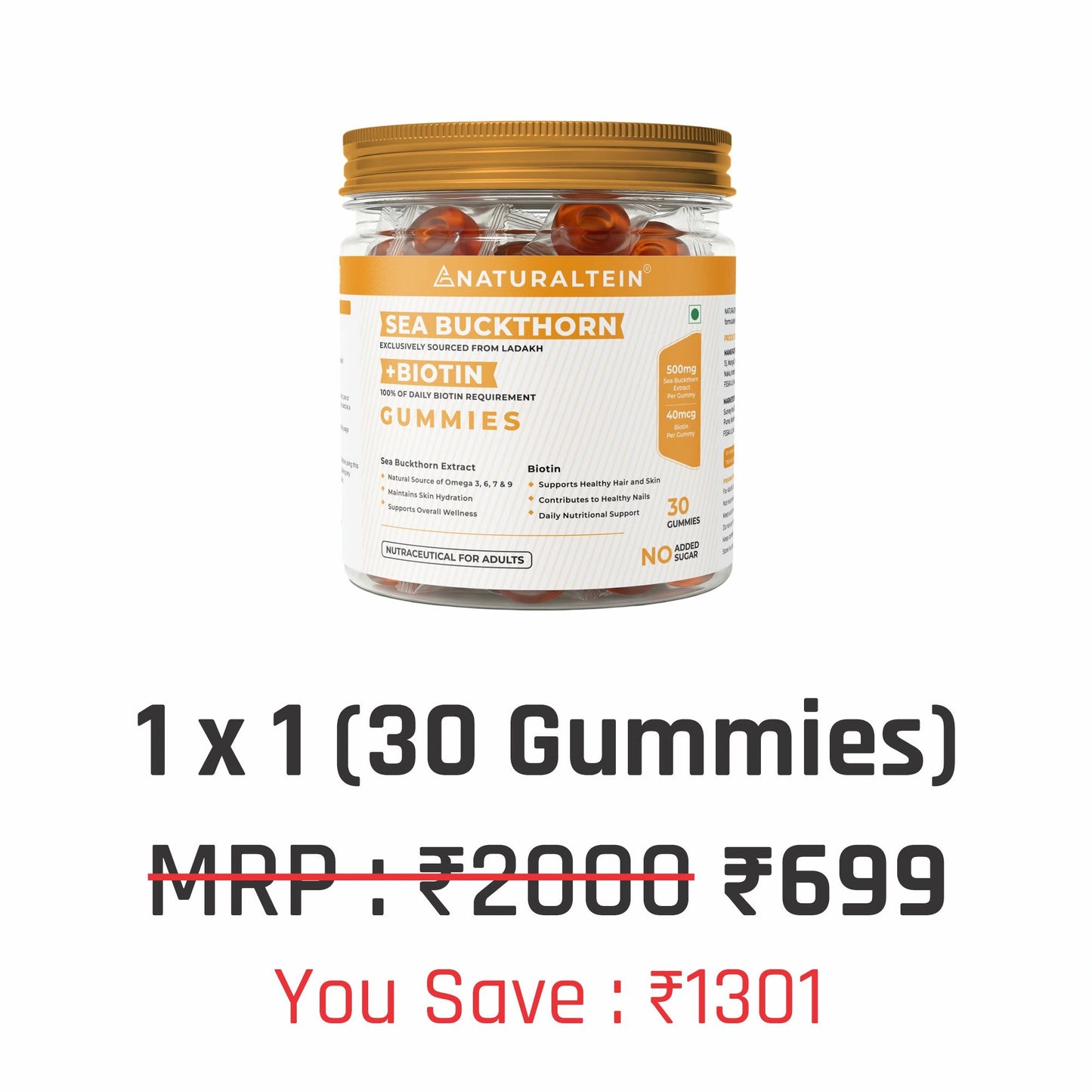 Sea Buckthorn + Biotin Gummies