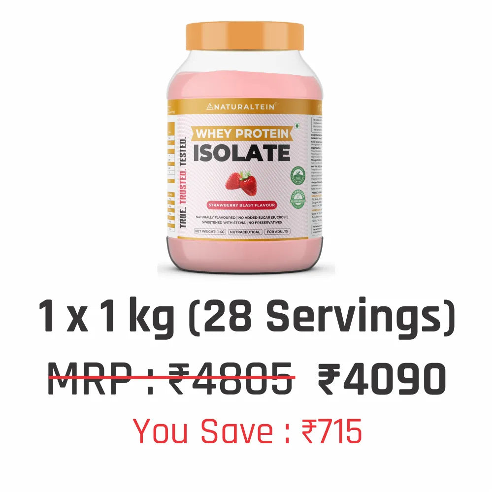 100% Natural Whey Protein Isolate