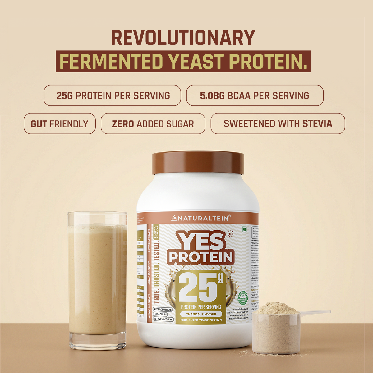 100% Natural Yeast Protein – naturaltein