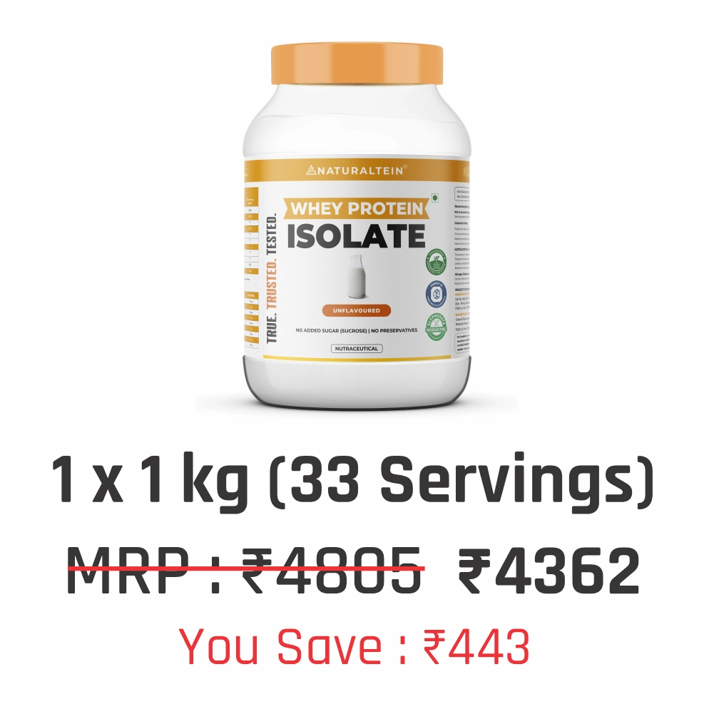 100% Natural Whey Protein Isolate