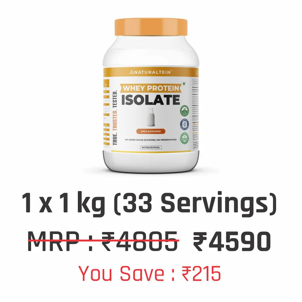 100% Natural Whey Protein Isolate